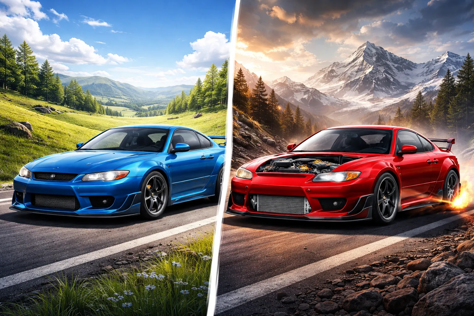 Stage 1 vs. Stage 2 Tuning car